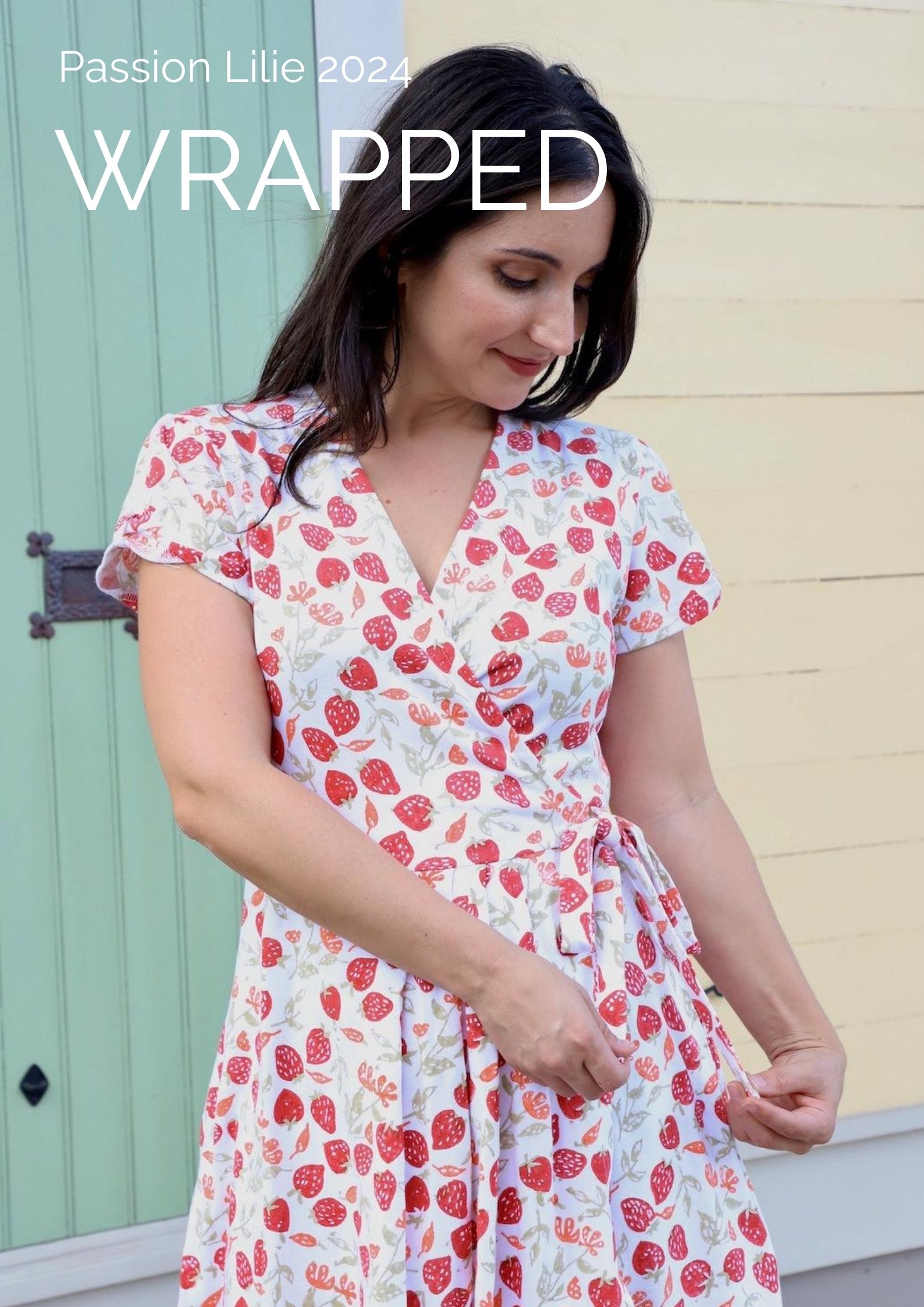 Passion Lilie Wrapped: Rebecca wears a Strawberry Fields Wrap Dress